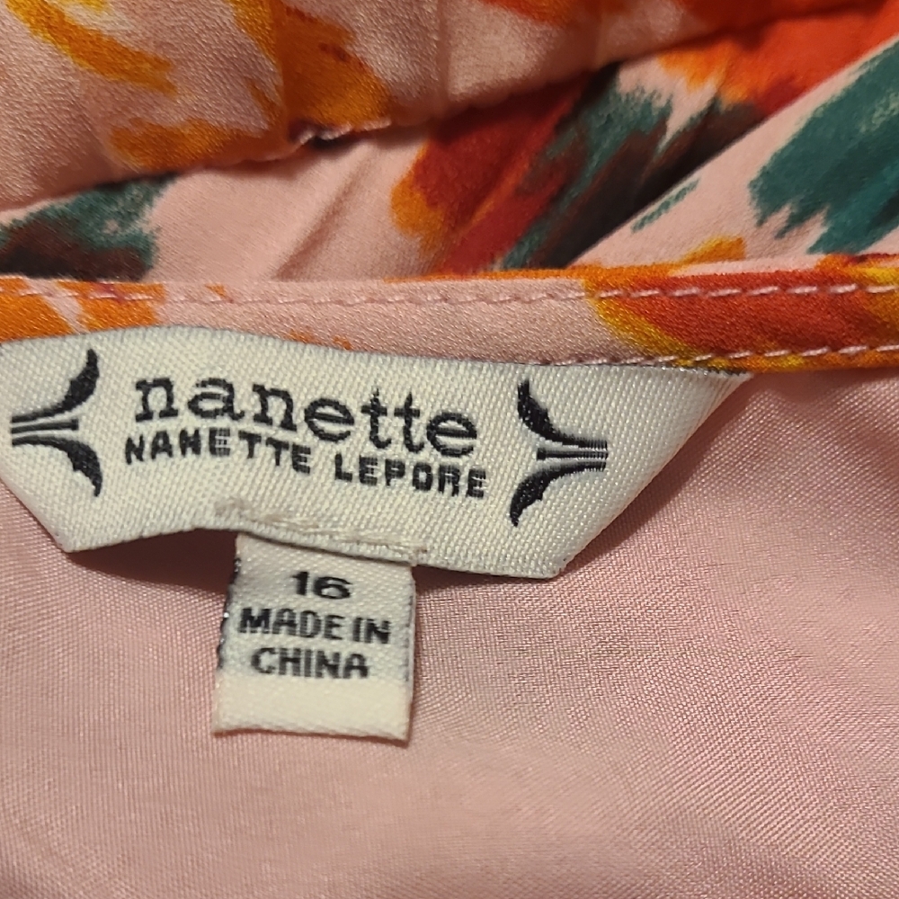 Nannette Orange and Black Floral Maxi Dress - Picture 5 of 5
